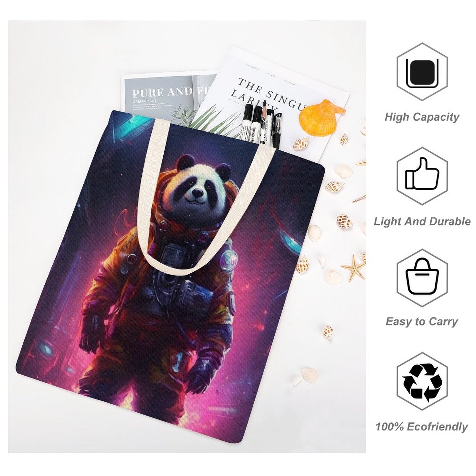 Canvas Tote Bag Double SolarLab_a_Panda_astronaut_walk_on_the_space_rocket_Cyberpunk_f_bd49b382-4c08-4c53-8087-7c81eb7a4d30 Style-30 38×41cm normal-online-PERSONAL DESIGN