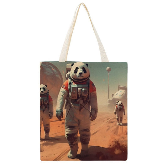 Canvas Tote Bag Double SolarLab_Pandas_astronaut_walk_on_the_Mars_starship_Cyberpunk_f_2cc9b61d-e23a-4714-b196-75907c177544 Style-20 38×41cm normal-online-PERSONAL DESIGN