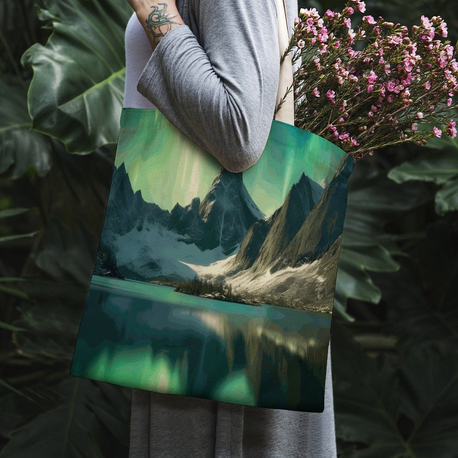 Canvas Tote Bag Double SolarLab_Norwegian_aurora_spring_mountains_forests_lake_hyper-d_9b6ded85-dc50-40b6-ba43-0fad71f7fd66 Style-5 38×41cm normal-online-PERSONAL DESIGN