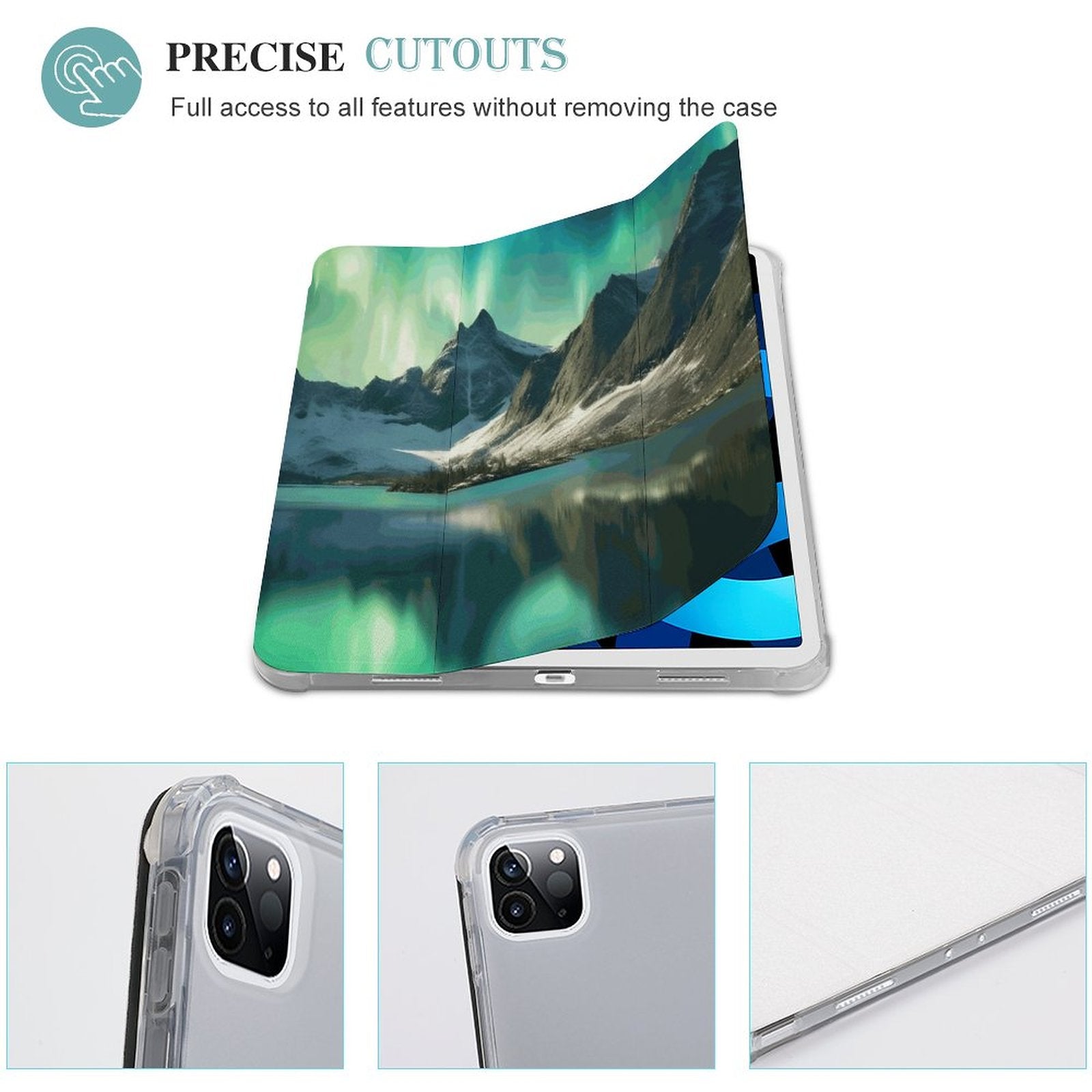 The Ipad Pen Slot Case SolarLab_Norwegian_aurora_spring_mountains_forests_lake_hyper-d_9b6ded85-dc50-40b6-ba43-0fad71f7fd66 normal-online-PERSONAL DESIGN