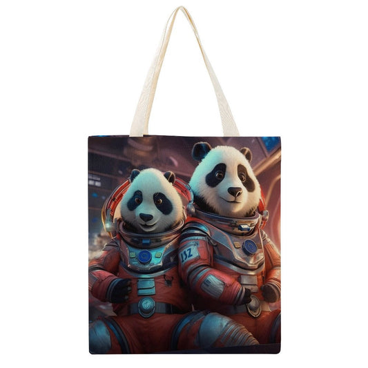Canvas Tote Bag Double SolarLab_Two_panda_astronauts_piloted_a_spaceship_from_Earth_to_cd4577d6-f010-4e58-9e68-bd19c7d61647 Style-16 38×41cm normal-online-PERSONAL DESIGN