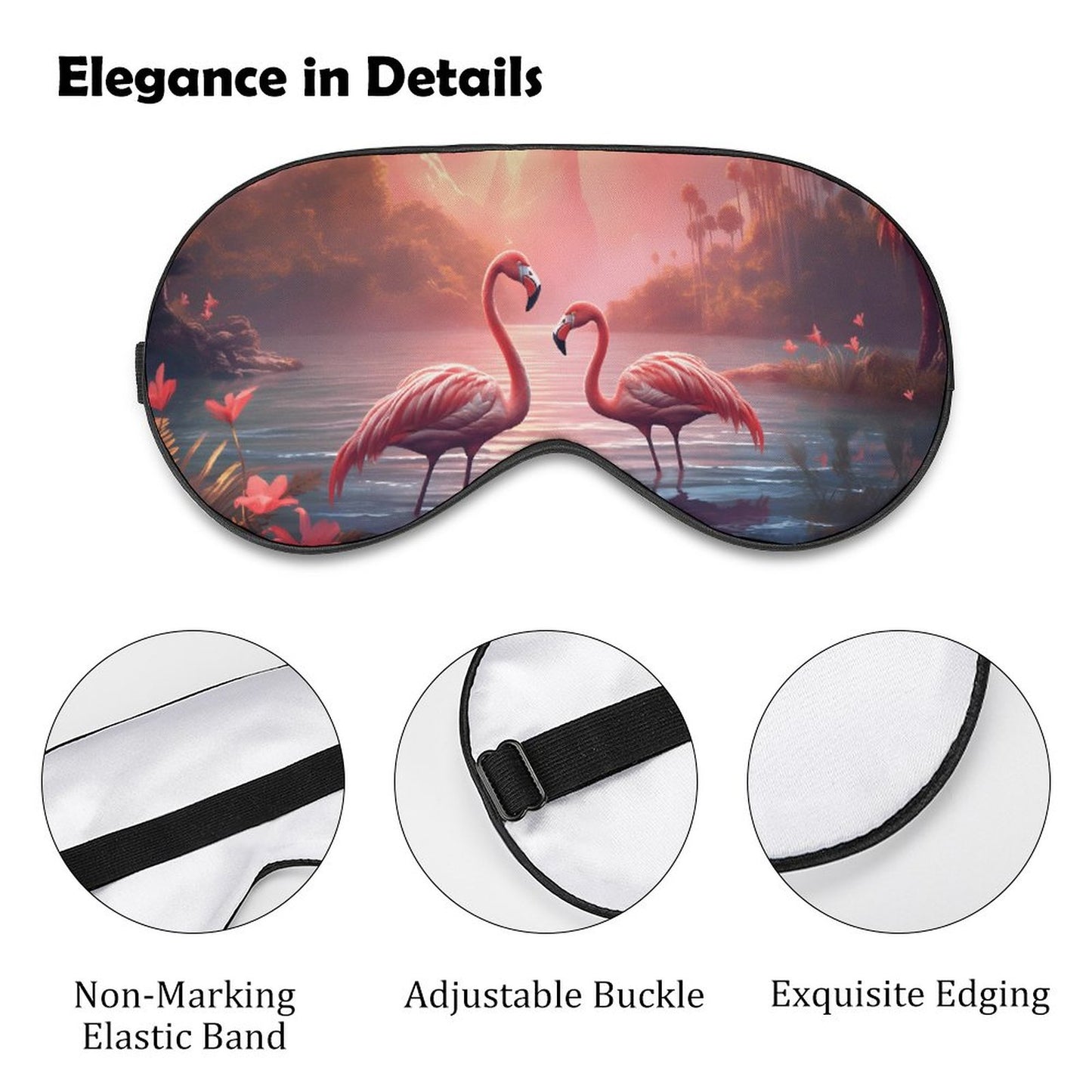 Sleep Mask Flamingos HSM01A011 normal-online-PERSONAL DESIGN
