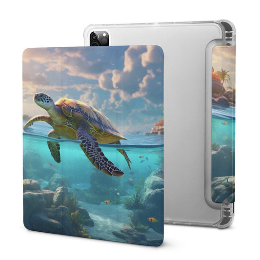 The Ipad Pen Slot Case SolarLab_Sea_turtles_tropical_sea_island_sunlight_hyper-detail__88c311a8-1508-4981-8598-3d2b7de2cfd0 normal-online-PERSONAL DESIGN