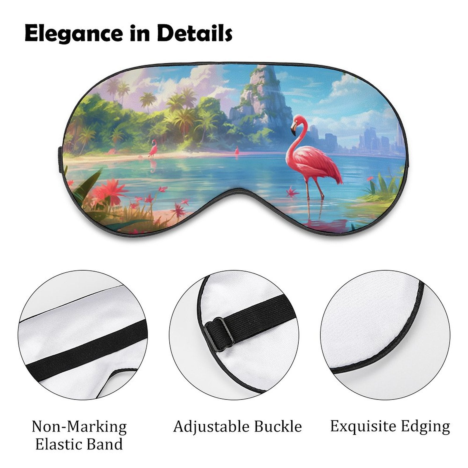 Sleep Mask Flamingos HSM01A014 normal-online-PERSONAL DESIGN