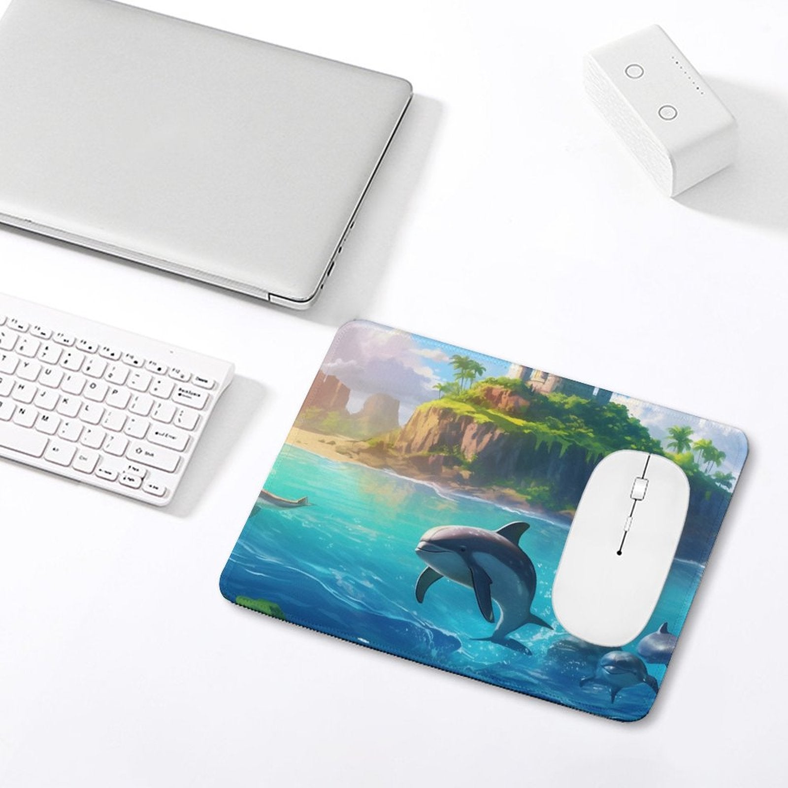 Mouse Pad SolarLab_Dolphins_tropical_sea_island_sunlight_fantasy_stock_il_fcec8005-dae5-4c03-8fbd-f778649c18b4 normal-online-PERSONAL DESIGN