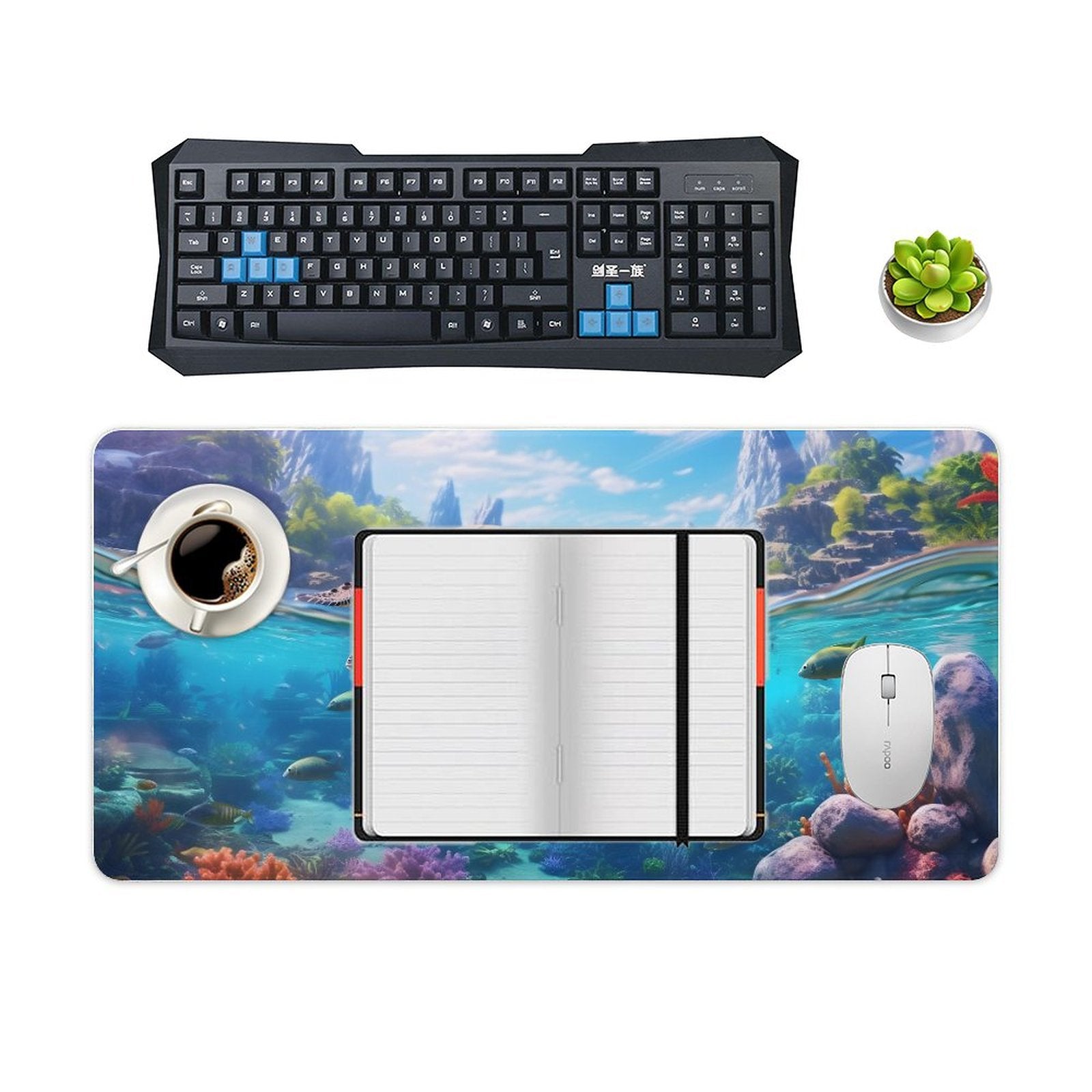Desk Mat SolarLab_Sea_turtles_tropical_sea_island_sunlight_hyper-detail__65df3ce3-5f7c-49b3-937e-af866806c8be normal-online-PERSONAL DESIGN