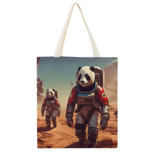 Canvas Tote Bag Double SolarLab_Pandas_astronaut_walk_on_the_Mars_starship_Cyberpunk_f_fa1980bb-0343-4844-a352-fb0e5c8bf928 Style-23 38×41cm normal-online-PERSONAL DESIGN