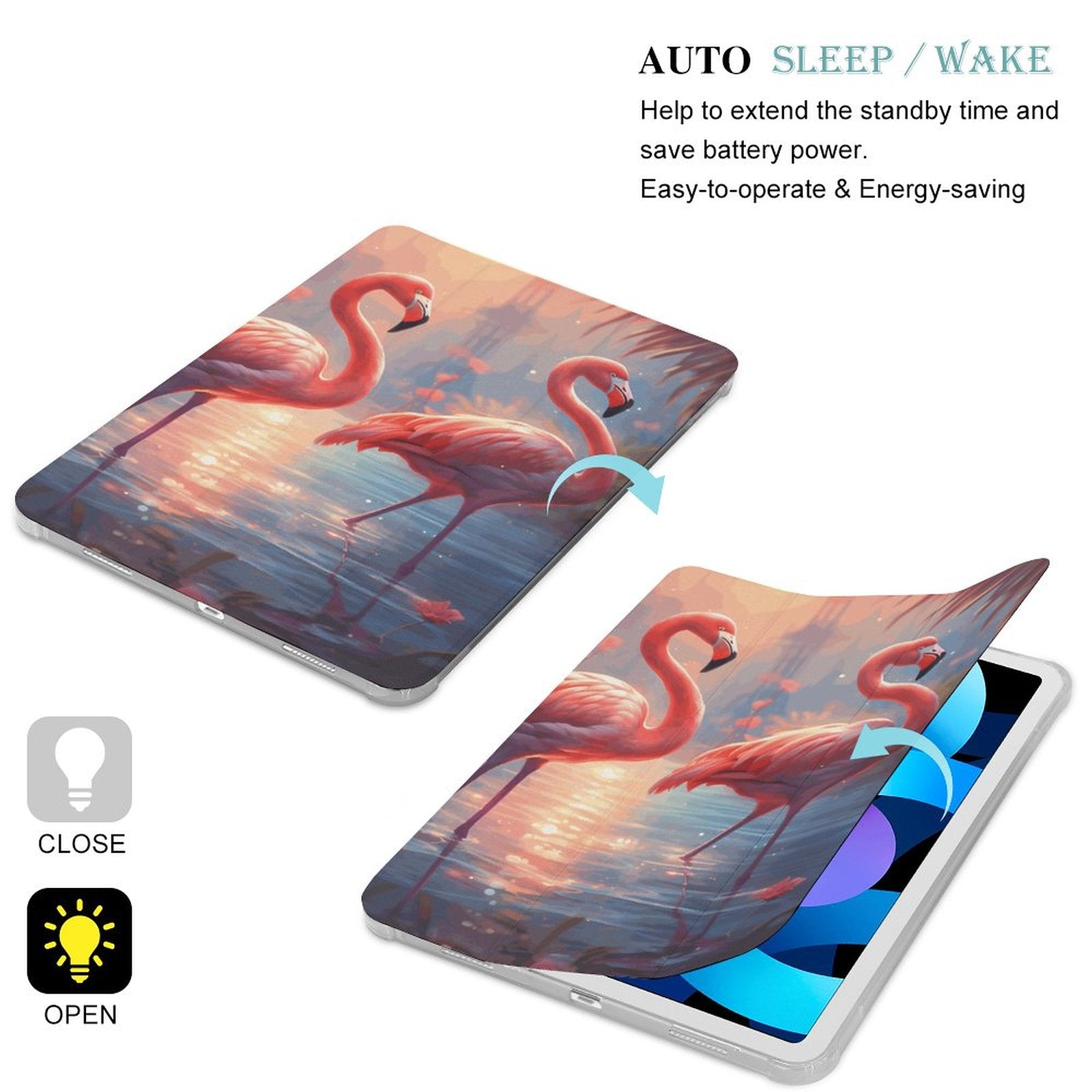 The Ipad Pen Slot Case Flamingos_003 normal-online-PERSONAL DESIGN