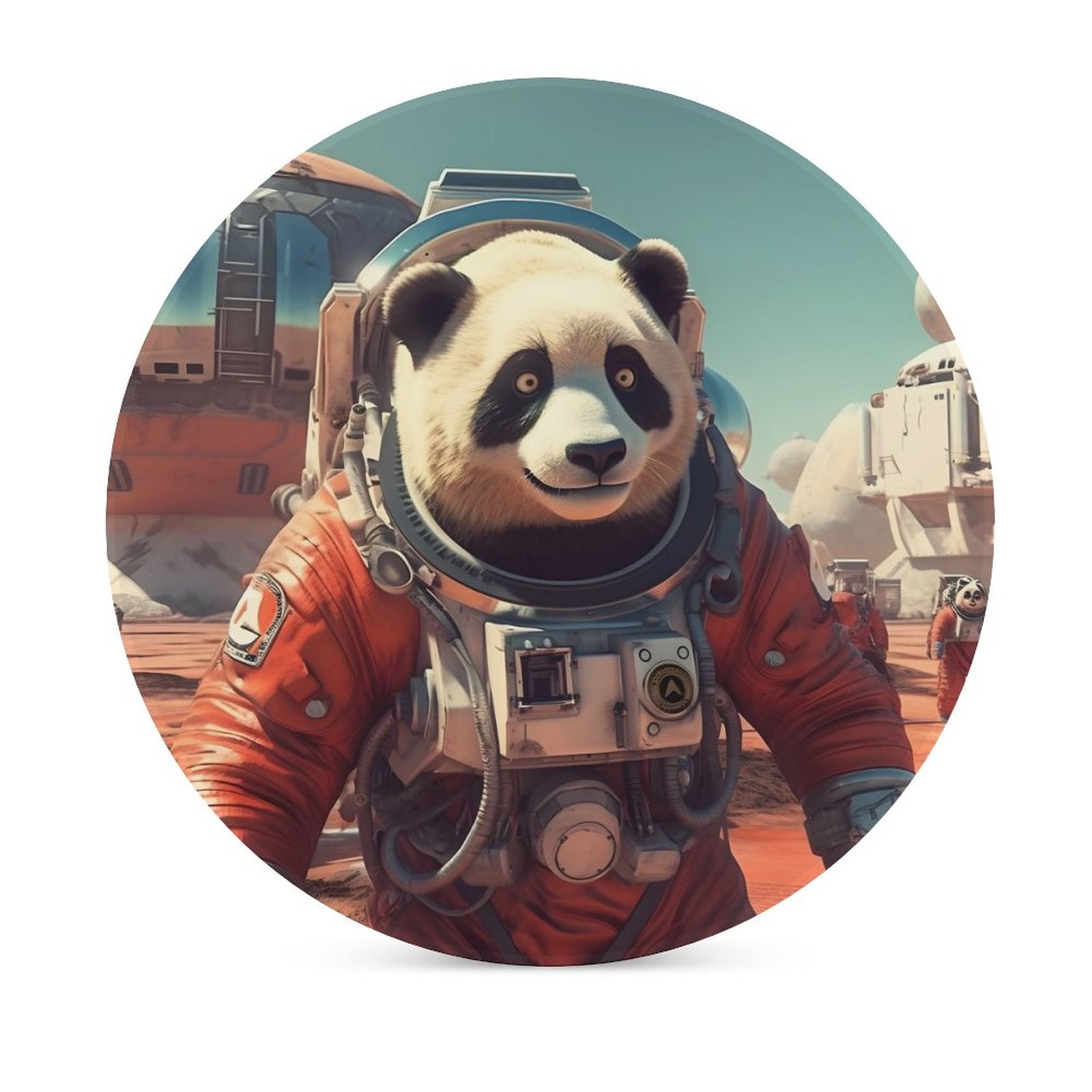 Ceramic Coasters (Round) SolarLab_a_Panda_astronaut_walk_on_the_Mars_spaceship_sci-fi_pu_793a70ab-82ca-4501-88c6-6cc9c3220406 normal-online-PERSONAL DESIGN