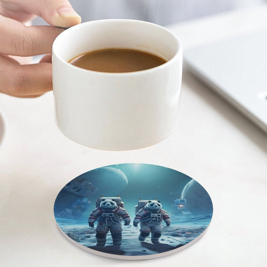 Ceramic Coasters (Round) SolarLab_Panda_astronauts_walk_on_the_moon__Cyberpunk_futuristi_f6c4f1ee-ea0b-4626-8637-deb16437da8c normal-online-PERSONAL DESIGN