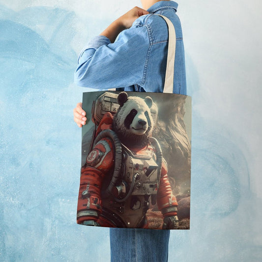 Canvas Tote Bag Double SolarLab_a_Panda_astronaut_walk_on_the_Mars_spaceship_sci-fi_pu_733438a8-767e-4923-9f27-a755fad1349c Style-35 38×41cm normal-online-PERSONAL DESIGN