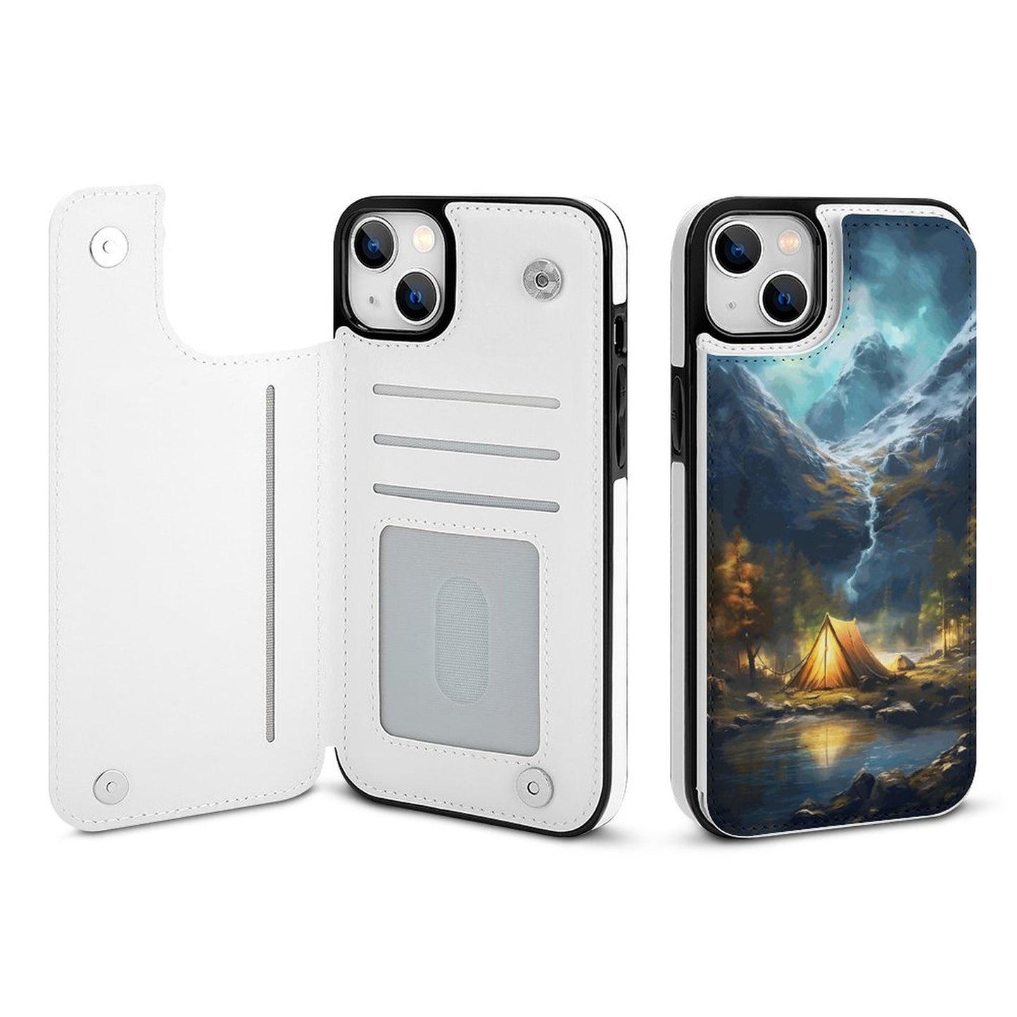 Mobile Phone Case for Apple IPhone 14 SolarLab_Norwegian_aurora_spring_mountains_forests_rivers_tents_5c5c73a4-6532-4372-b600-531d14aaeff3 normal-online-PERSONAL DESIGN