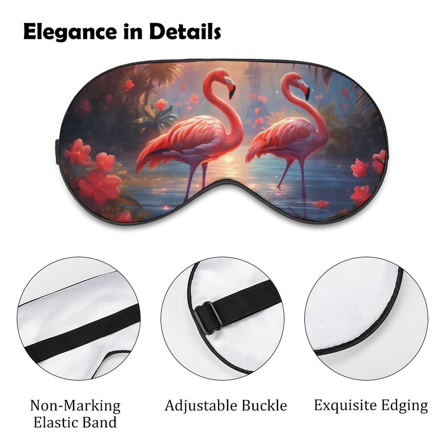 Sleep Mask Flamingos HSM01A013 normal-online-PERSONAL DESIGN