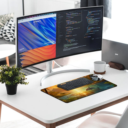 Desk Mat SolarLab_Dolphins_tropical_sea_island_sunlight_fantasy_stock_il_a1e3c590-502d-47a3-b8a0-58084a7f2d16 normal-online-PERSONAL DESIGN