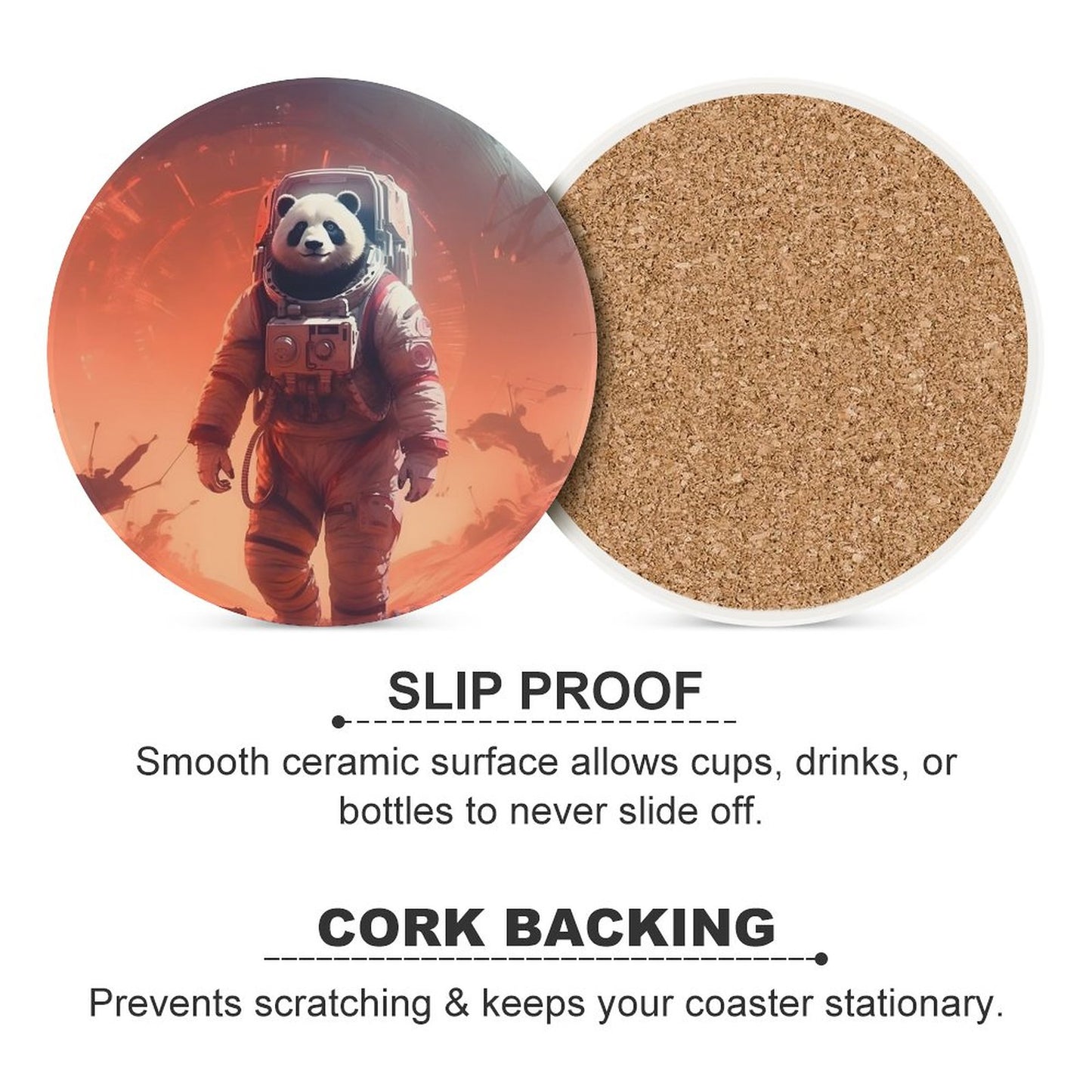 Ceramic Coasters (Round) SolarLab_a_Panda_astronaut_walk_on_the_Mars_spaceship_Cyberpunk_68b4d70b-912c-4a5b-b14c-5ba05107d5dc normal-online-PERSONAL DESIGN