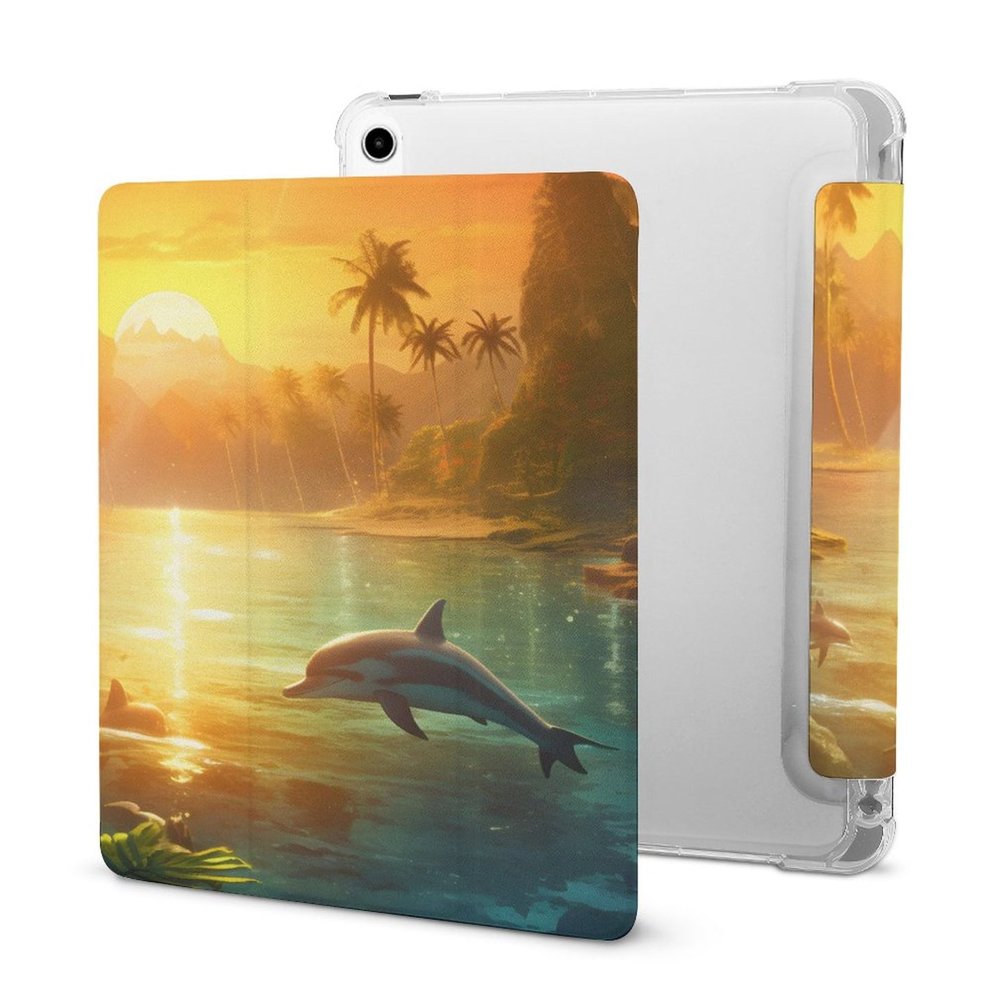 The Ipad Pen Slot Case SolarLab_Dolphins_tropical_sea_island_sunlight_fantasy_stock_il_a1e3c590-502d-47a3-b8a0-58084a7f2d16 normal-online-PERSONAL DESIGN