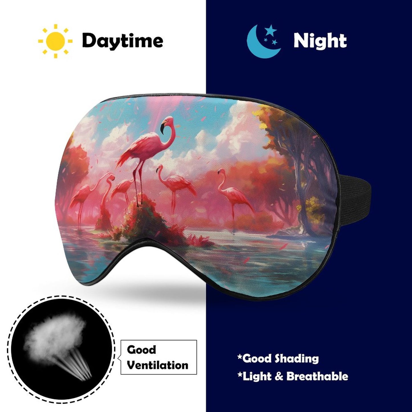 Sleep Mask Flamingos HSM01A003 normal-online-PERSONAL DESIGN