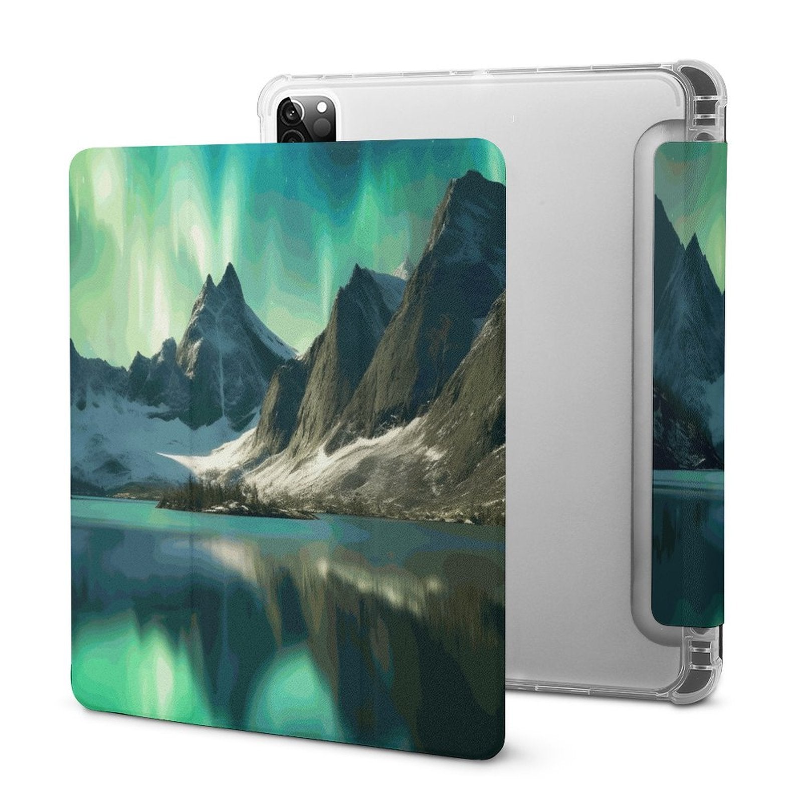 The Ipad Pen Slot Case SolarLab_Norwegian_aurora_spring_mountains_forests_lake_hyper-d_9b6ded85-dc50-40b6-ba43-0fad71f7fd66 normal-online-PERSONAL DESIGN