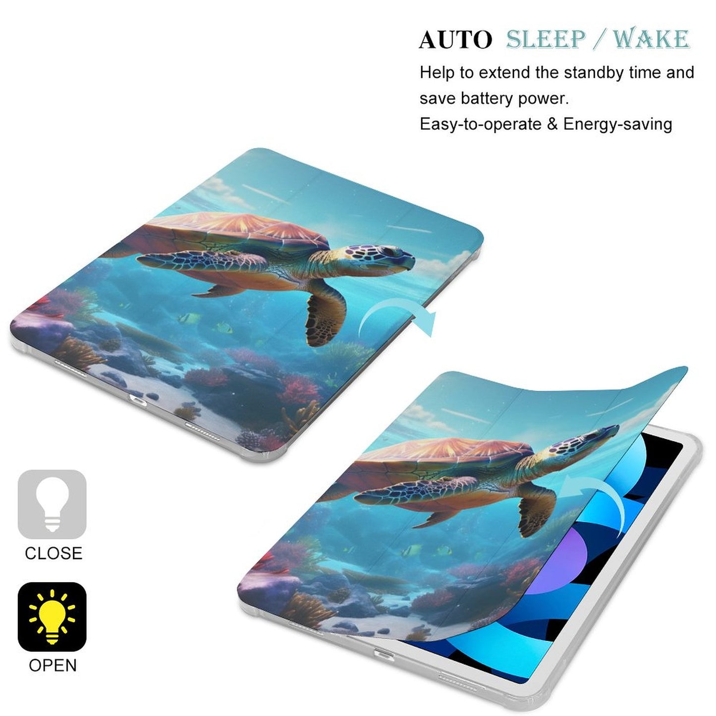 The Ipad Pen Slot Case SolarLab_Sea_turtles_tropical_sea_island_sunlight_fantasy_stock_a8e2acd4-f704-46d7-956a-d919666d76ff normal-online-PERSONAL DESIGN