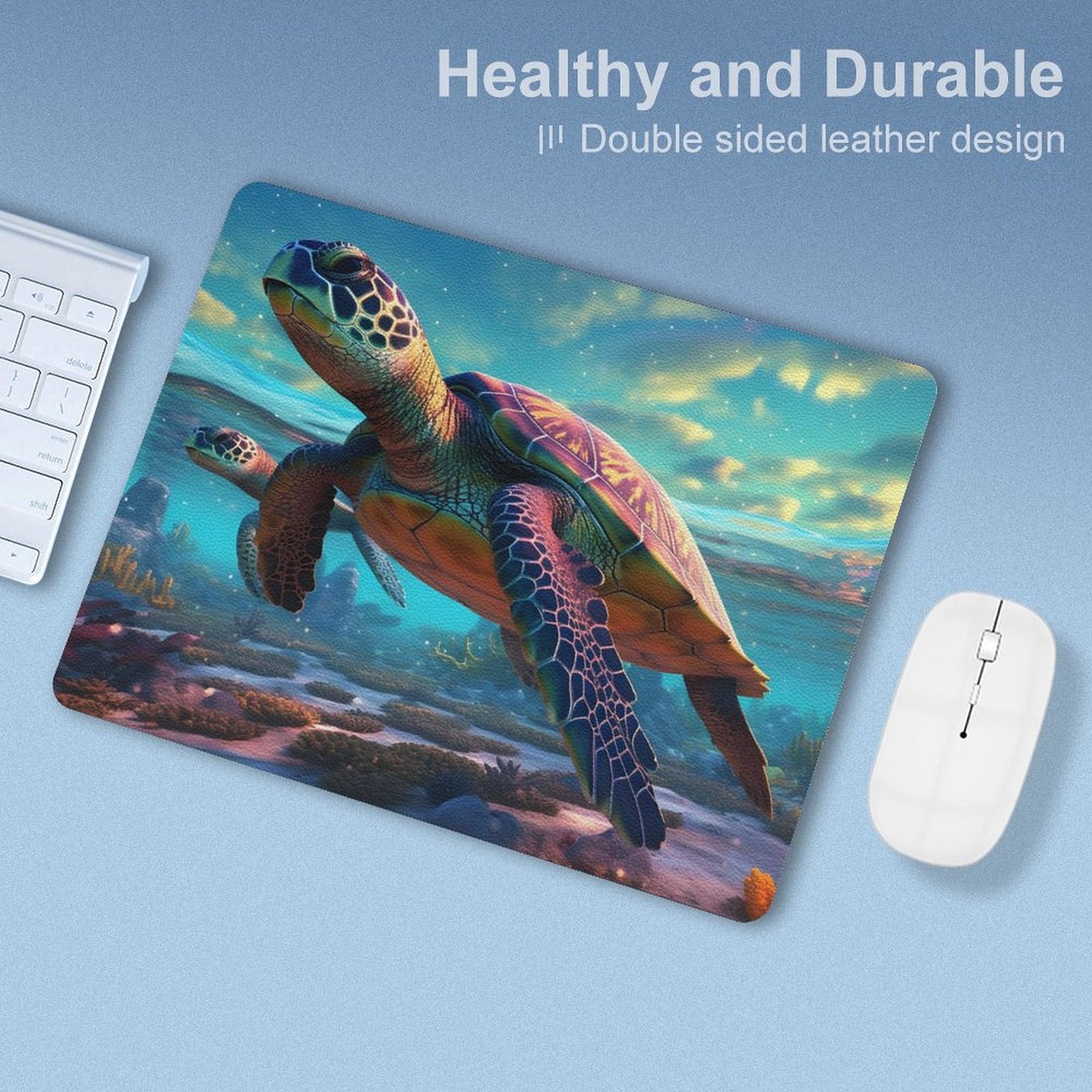 Leather Mouse Pad SolarLab_Sea_turtles_tropical_sea_island_sunlight_fantasy_art_d_8c17eb4f-0c33-48bc-80bd-25ce9d585c40 Style One Size normal-online-PERSONAL DESIGN