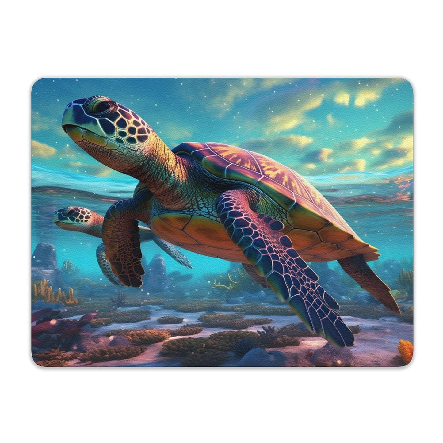 Leather Mouse Pad SolarLab_Sea_turtles_tropical_sea_island_sunlight_fantasy_art_d_8c17eb4f-0c33-48bc-80bd-25ce9d585c40 Style One Size normal-online-PERSONAL DESIGN