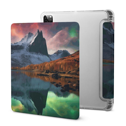 The Ipad Pen Slot Case SolarLab_Norwegian_aurora_autumn_mountains_forests_lake_hyper-d_fd6b31eb-d54c-4ac7-9098-1bd7b0c69e9a normal-online-PERSONAL DESIGN