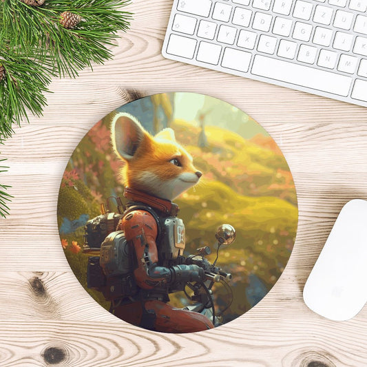 Mouse Pad Fox_001 Style 20*20cm normal-online-PERSONAL DESIGN