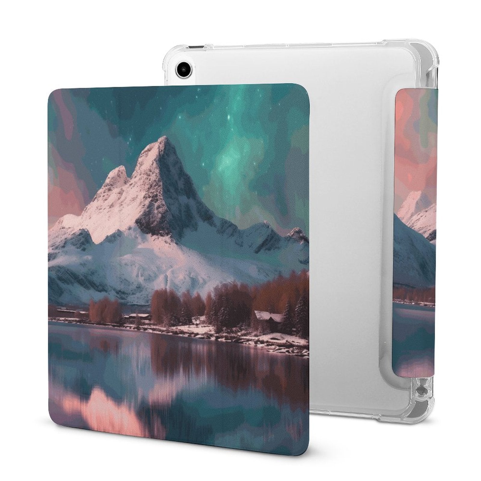 The Ipad Pen Slot Case SolarLab_Norwegian_aurora_winter_mountains_forests_lake_hyper-d_02eaf923-bc93-48e1-828a-35b11ccc5bd9 normal-online-PERSONAL DESIGN