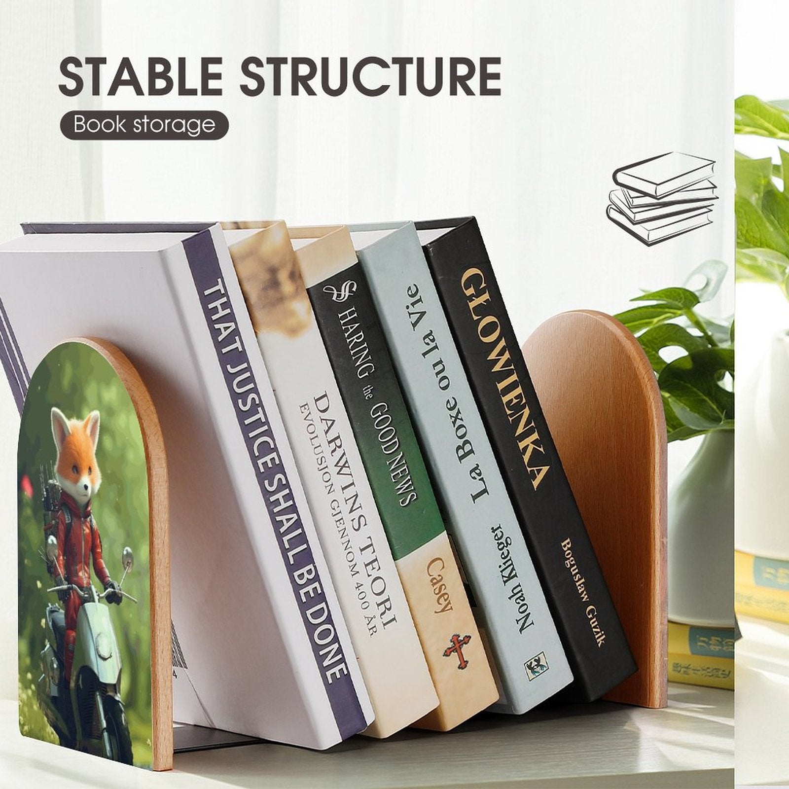 Bookends SolarLab_French_fairy_tale_The_little_prince_wore_a_helmet_carr_185c5aa4-0b2c-4b6d-a746-777e06b9c157 Style-1 One Size normal-online-PERSONAL DESIGN