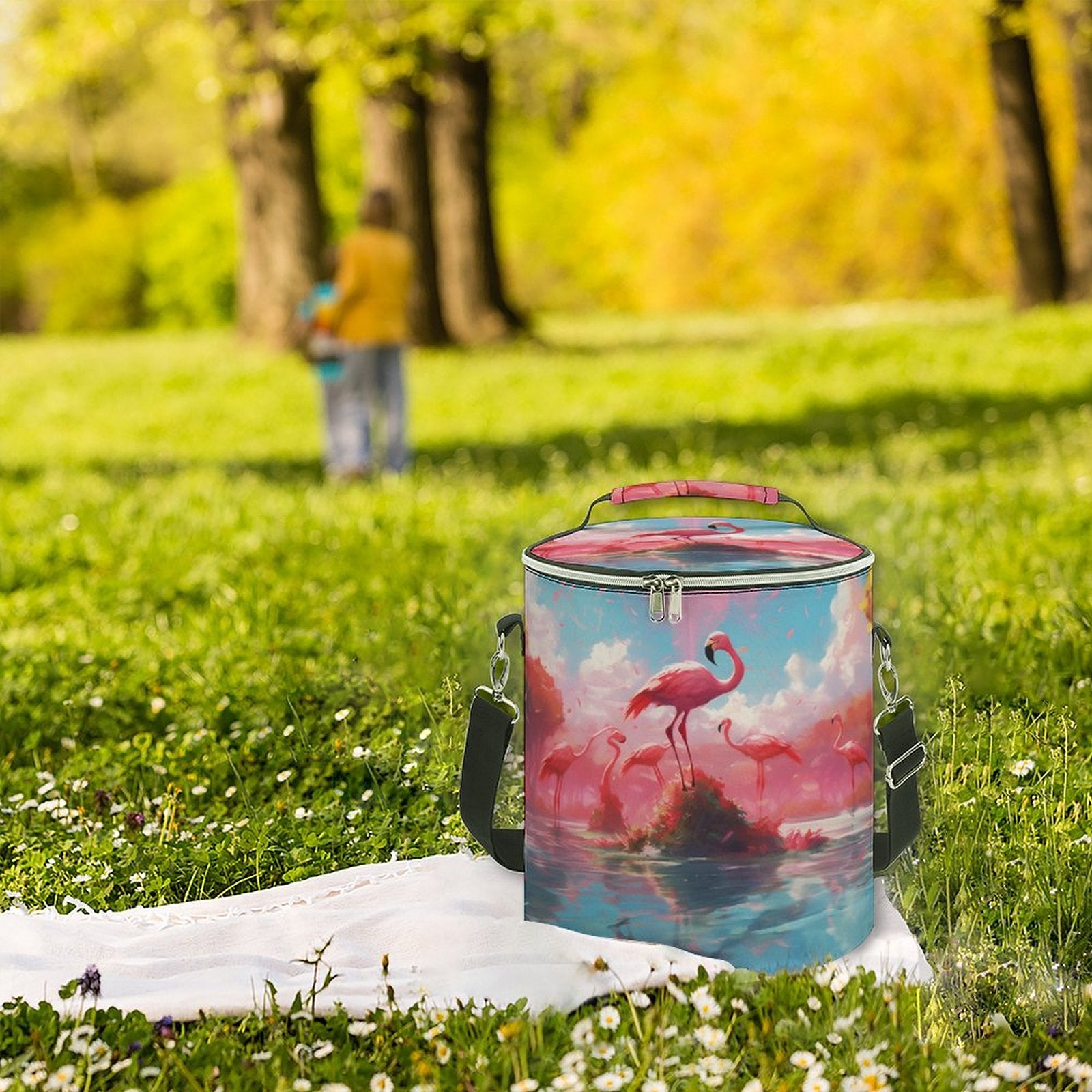 Camping Ice Pack Flamingos 007, One Size normal-online-PERSONAL DESIGN
