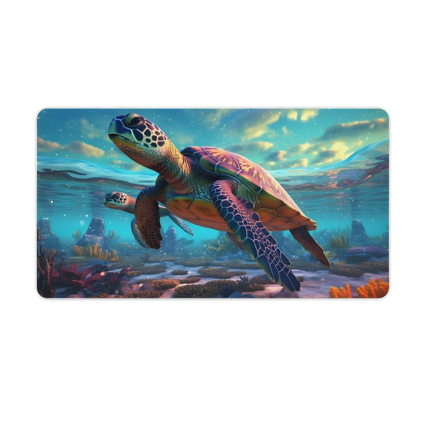 Desk Mat SolarLab_Sea_turtles_tropical_sea_island_sunlight_fantasy_art_d_8c17eb4f-0c33-48bc-80bd-25ce9d585c40 normal-online-PERSONAL DESIGN