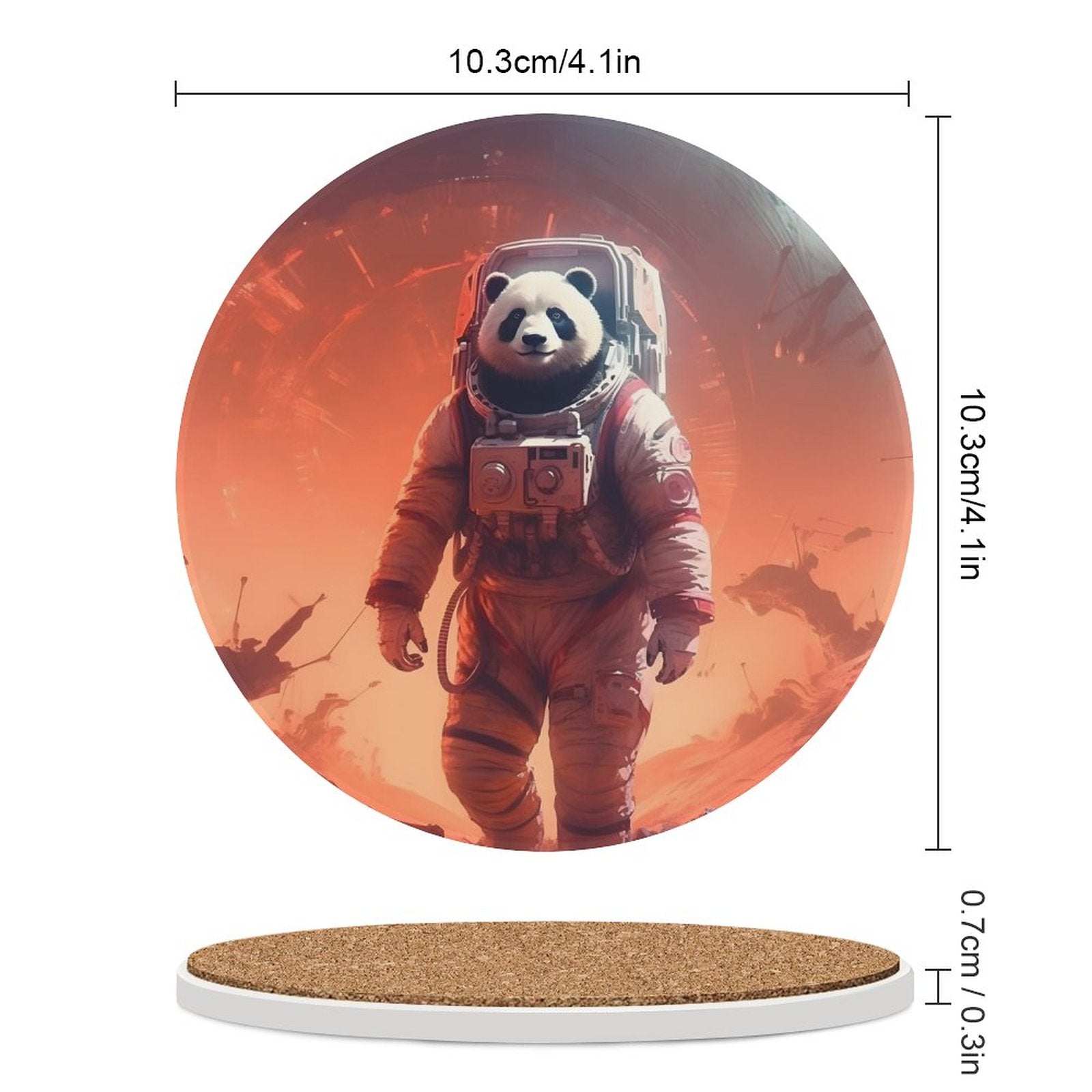Ceramic Coasters (Round) SolarLab_a_Panda_astronaut_walk_on_the_Mars_spaceship_Cyberpunk_68b4d70b-912c-4a5b-b14c-5ba05107d5dc normal-online-PERSONAL DESIGN