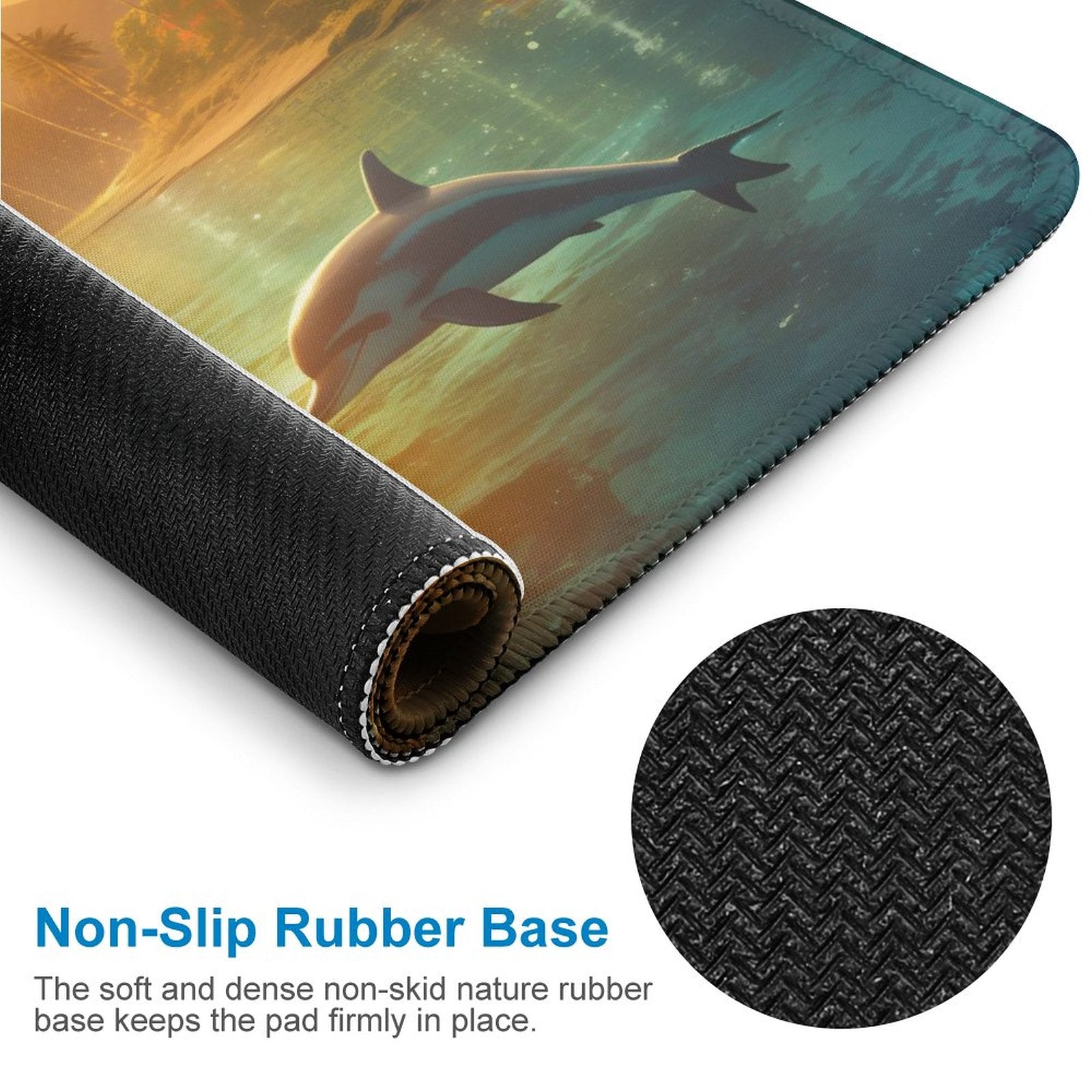 Mouse Pad SolarLab_Dolphins_tropical_sea_island_sunlight_fantasy_stock_il_a1e3c590-502d-47a3-b8a0-58084a7f2d16 normal-online-PERSONAL DESIGN