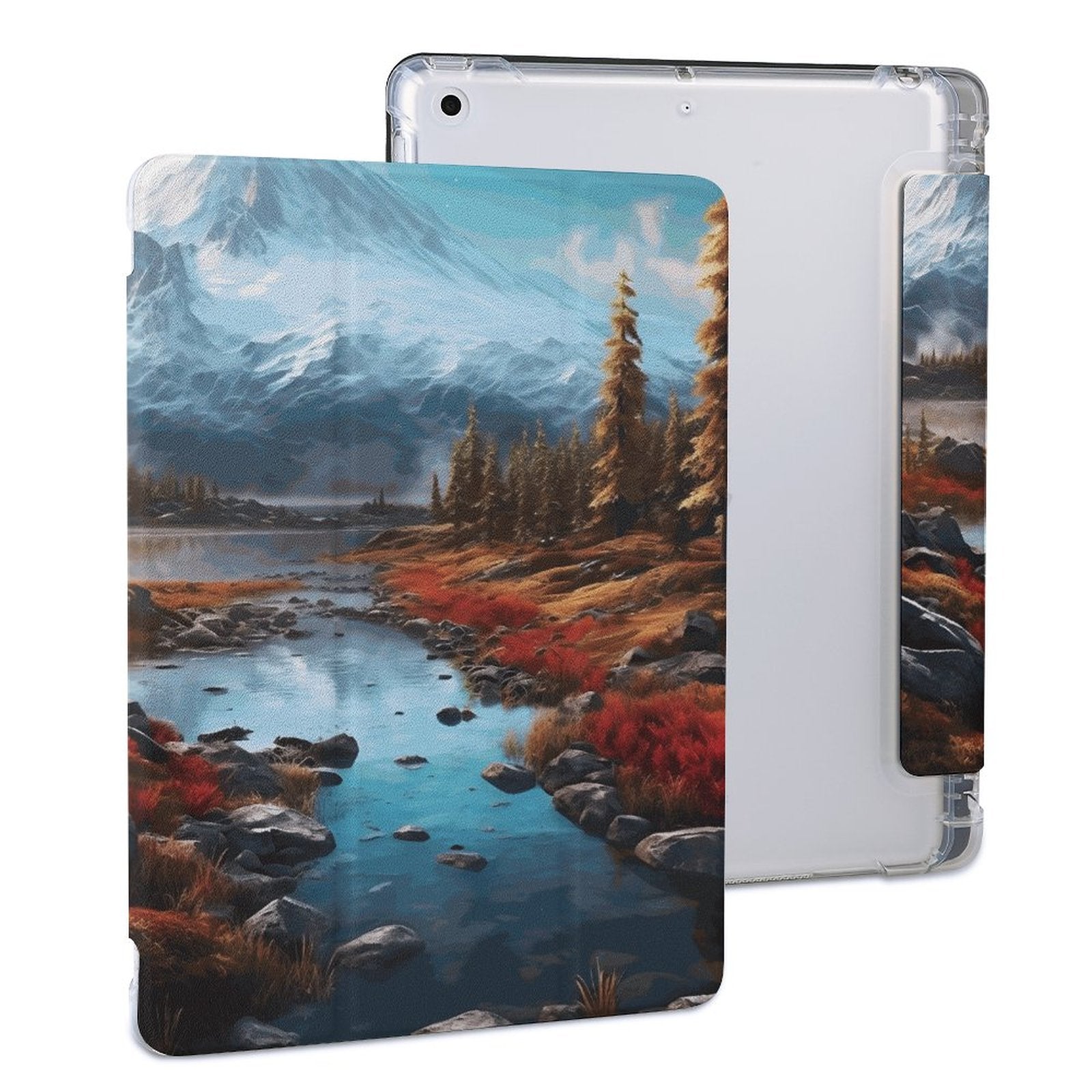 The Ipad Pen Slot Case SolarLab_Norwegian_aurora_autumn_mountains_forests_lake_hyper-d_e2aa2e52-6a16-40cc-b676-99c207efe850 normal-online-PERSONAL DESIGN