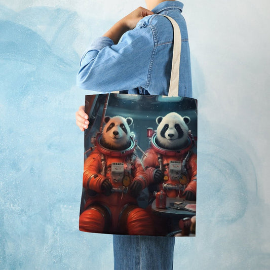 Canvas Tote Bag Double SolarLab_Two_panda_astronauts_piloted_a_spaceship_from_Earth_to_7a8942ab-78f7-47b8-a6c0-2255034acd11 Style-18 38×41cm normal-online-PERSONAL DESIGN