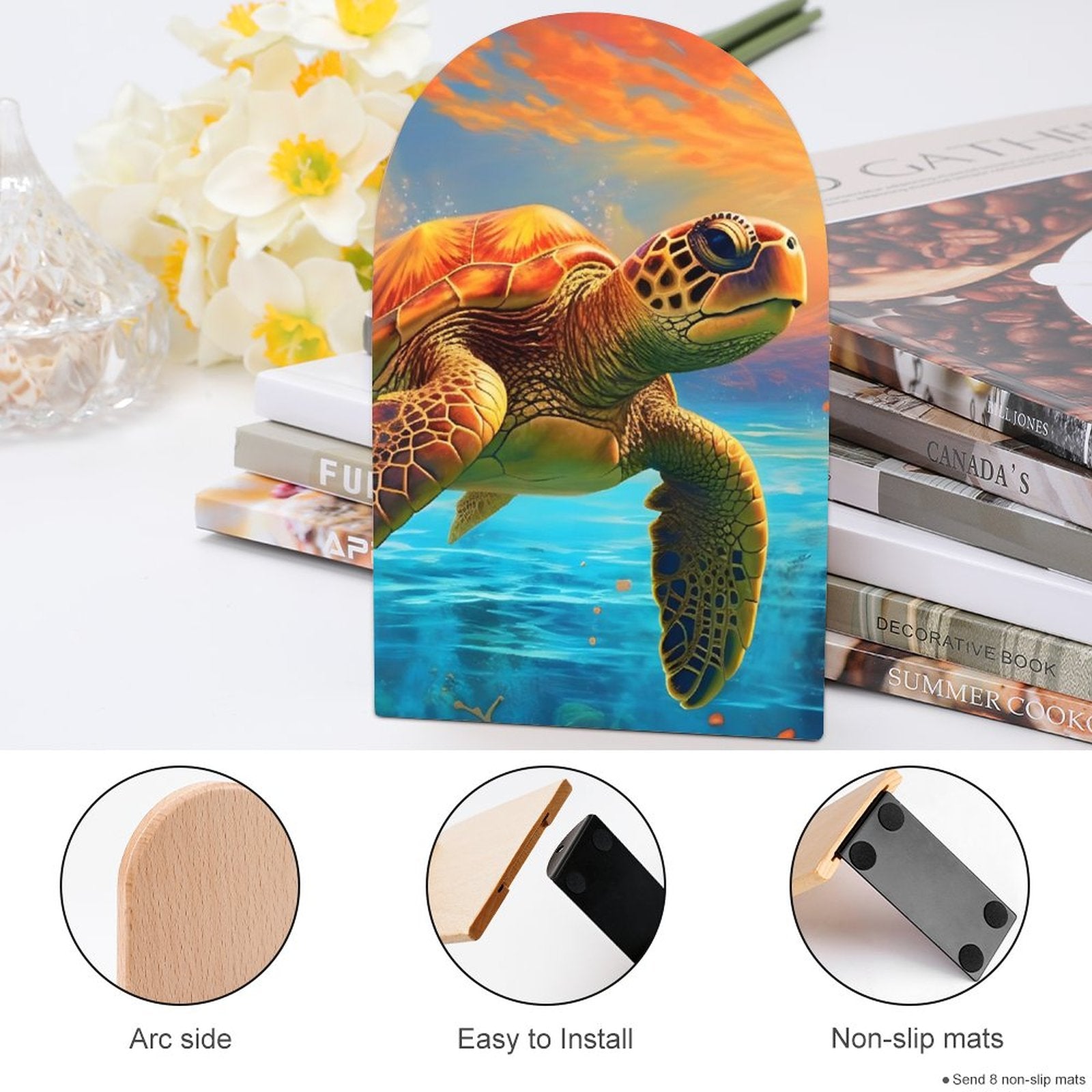 Bookends SolarLab_Sea_turtles_tropical_sea_island_sunlight_fantasy_art_d_c29a6e10-0f28-42ee-8e19-15bcf9990e3c Style-15 One Size normal-online-PERSONAL DESIGN