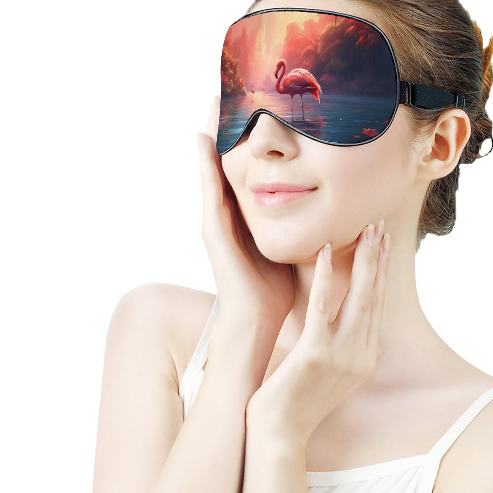 Sleep Mask Flamingos HSM01A010 normal-online-PERSONAL DESIGN