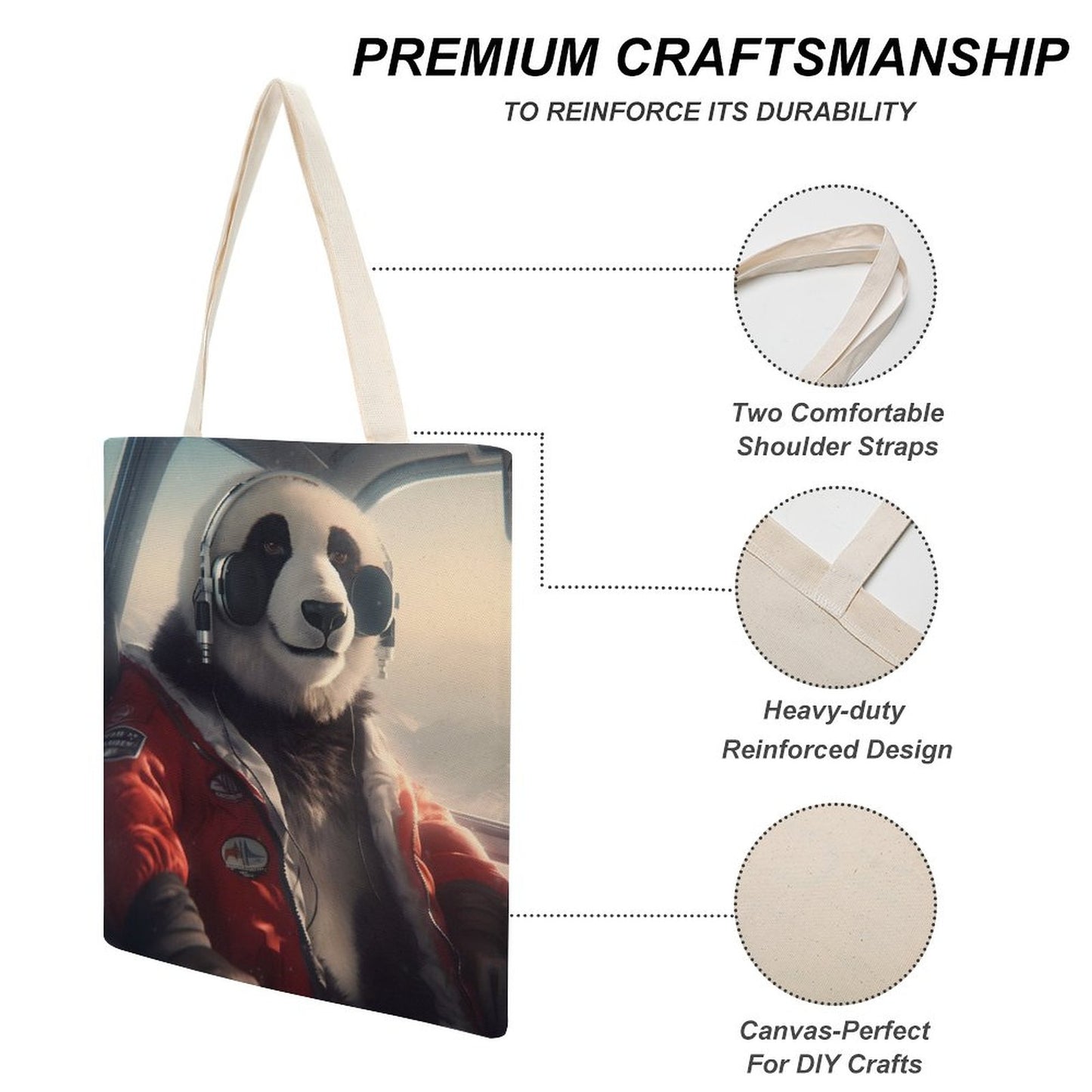 Canvas Tote Bag Double SolarLab_a_Panda_pilot_drive_a_private_jet_in_the_sky_on_the_Ar_2a020d17-af99-4229-8f93-36589779f03e Style-6 38×41cm normal-online-PERSONAL DESIGN