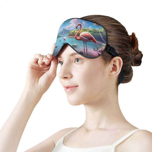 Sleep Mask Flamingos HSM01A002 normal-online-PERSONAL DESIGN