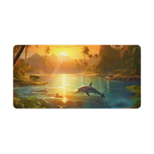 Desk Mat SolarLab_Dolphins_tropical_sea_island_sunlight_fantasy_stock_il_a1e3c590-502d-47a3-b8a0-58084a7f2d16 normal-online-PERSONAL DESIGN