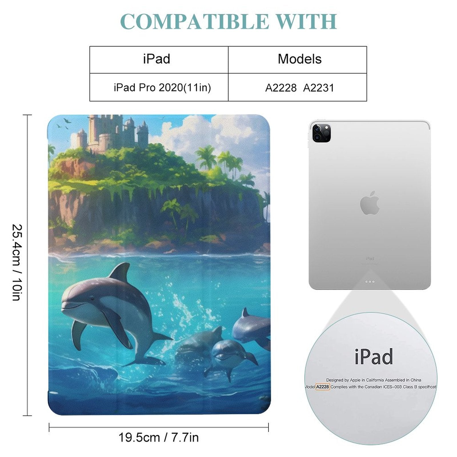 The Ipad Pen Slot Case SolarLab_Dolphins_tropical_sea_island_sunlight_fantasy_stock_il_fcec8005-dae5-4c03-8fbd-f778649c18b4 normal-online-PERSONAL DESIGN