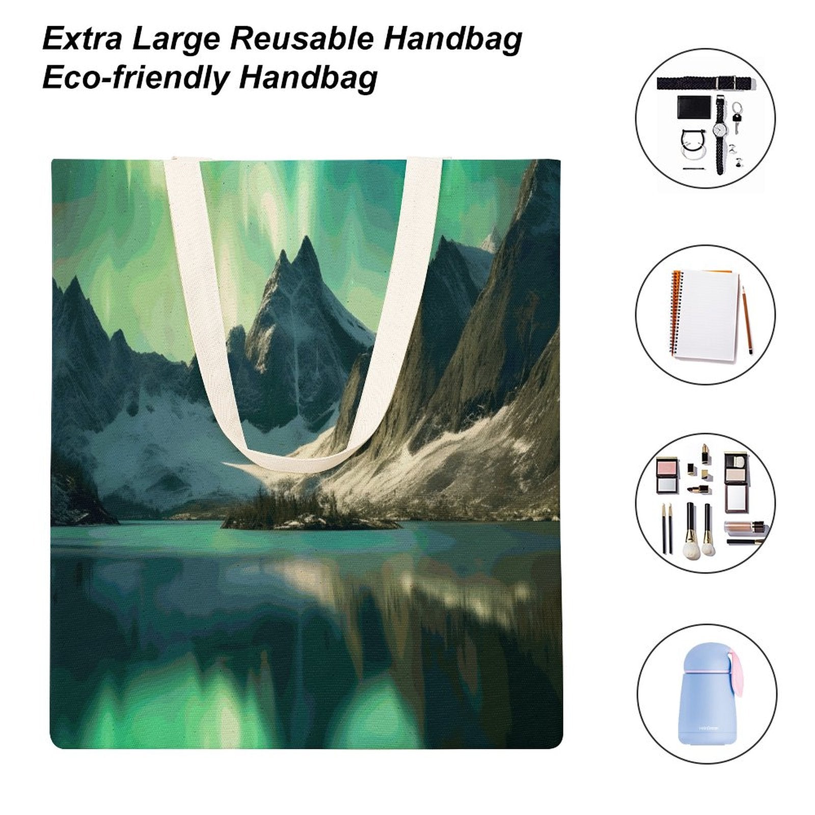 Canvas Tote Bag Double SolarLab_Norwegian_aurora_spring_mountains_forests_lake_hyper-d_9b6ded85-dc50-40b6-ba43-0fad71f7fd66 Style-5 38×41cm normal-online-PERSONAL DESIGN