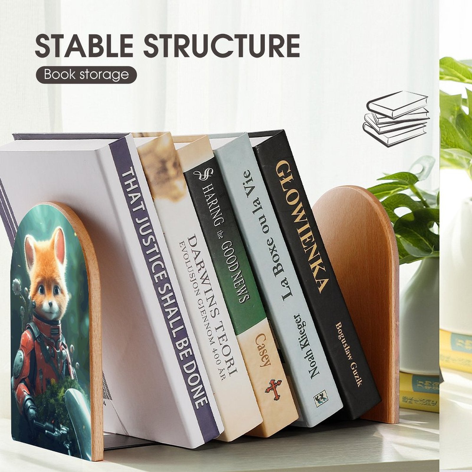 Bookends SolarLab_French_fairy_tale_The_little_prince_wore_a_helmet_carr_708c4083-7837-4b4a-a680-d3025f4d16d9 Style-2 One Size normal-online-PERSONAL DESIGN