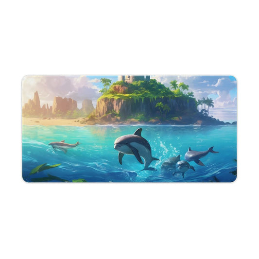 Desk Mat SolarLab_Dolphins_tropical_sea_island_sunlight_fantasy_stock_il_fcec8005-dae5-4c03-8fbd-f778649c18b4 normal-online-PERSONAL DESIGN