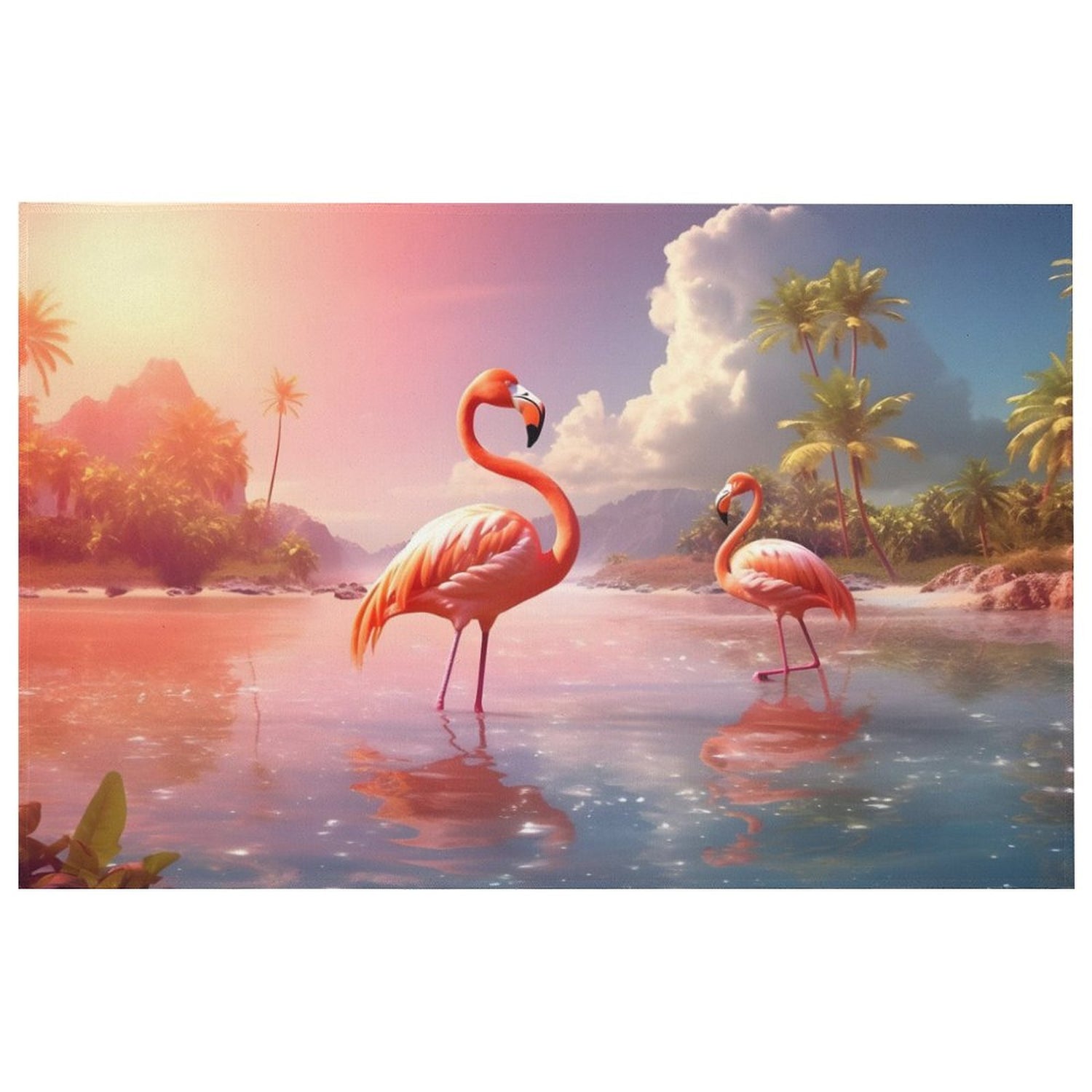 Carpet Flamingos_004 Style One Size normal-online-PERSONAL DESIGN