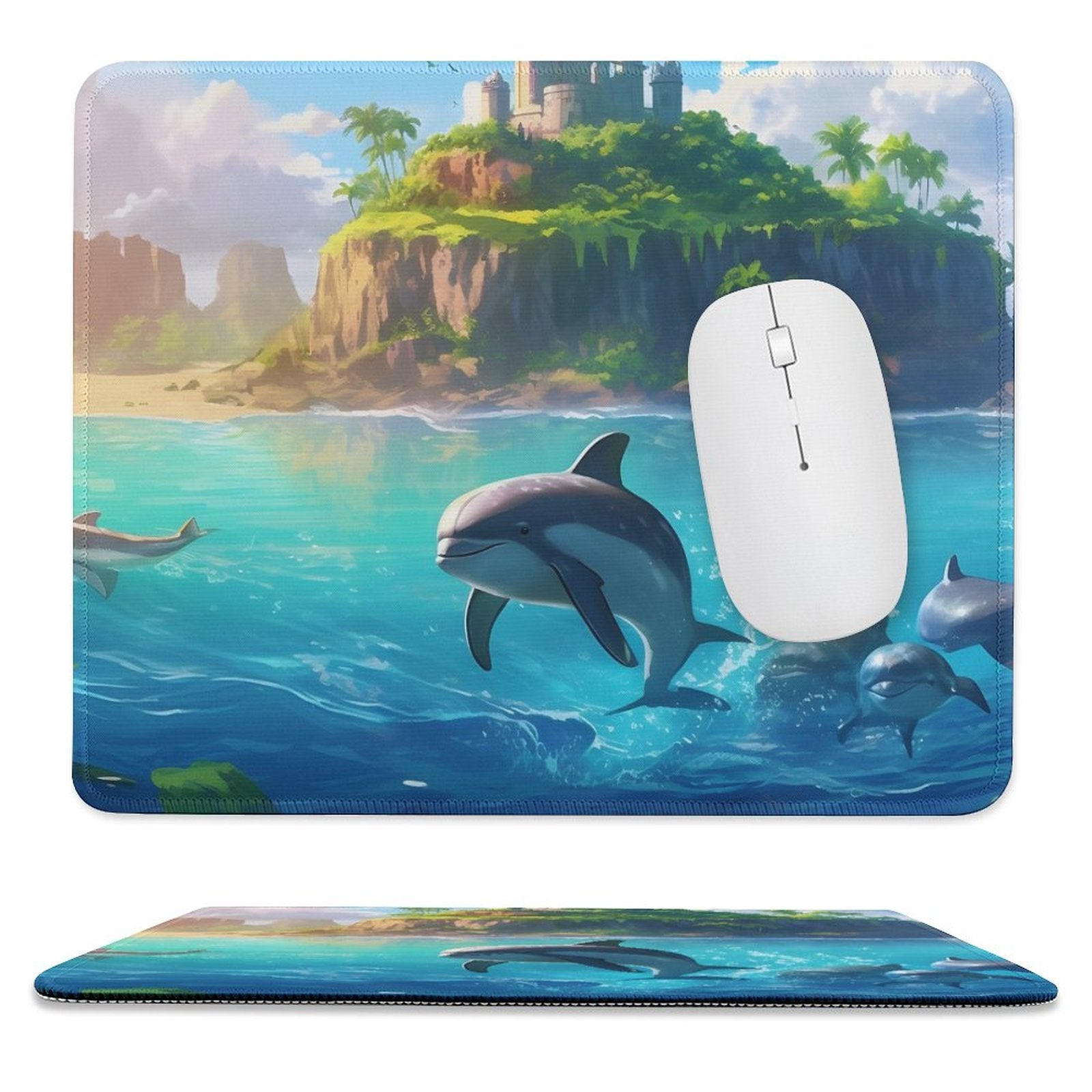 Mouse Pad SolarLab_Dolphins_tropical_sea_island_sunlight_fantasy_stock_il_fcec8005-dae5-4c03-8fbd-f778649c18b4 normal-online-PERSONAL DESIGN
