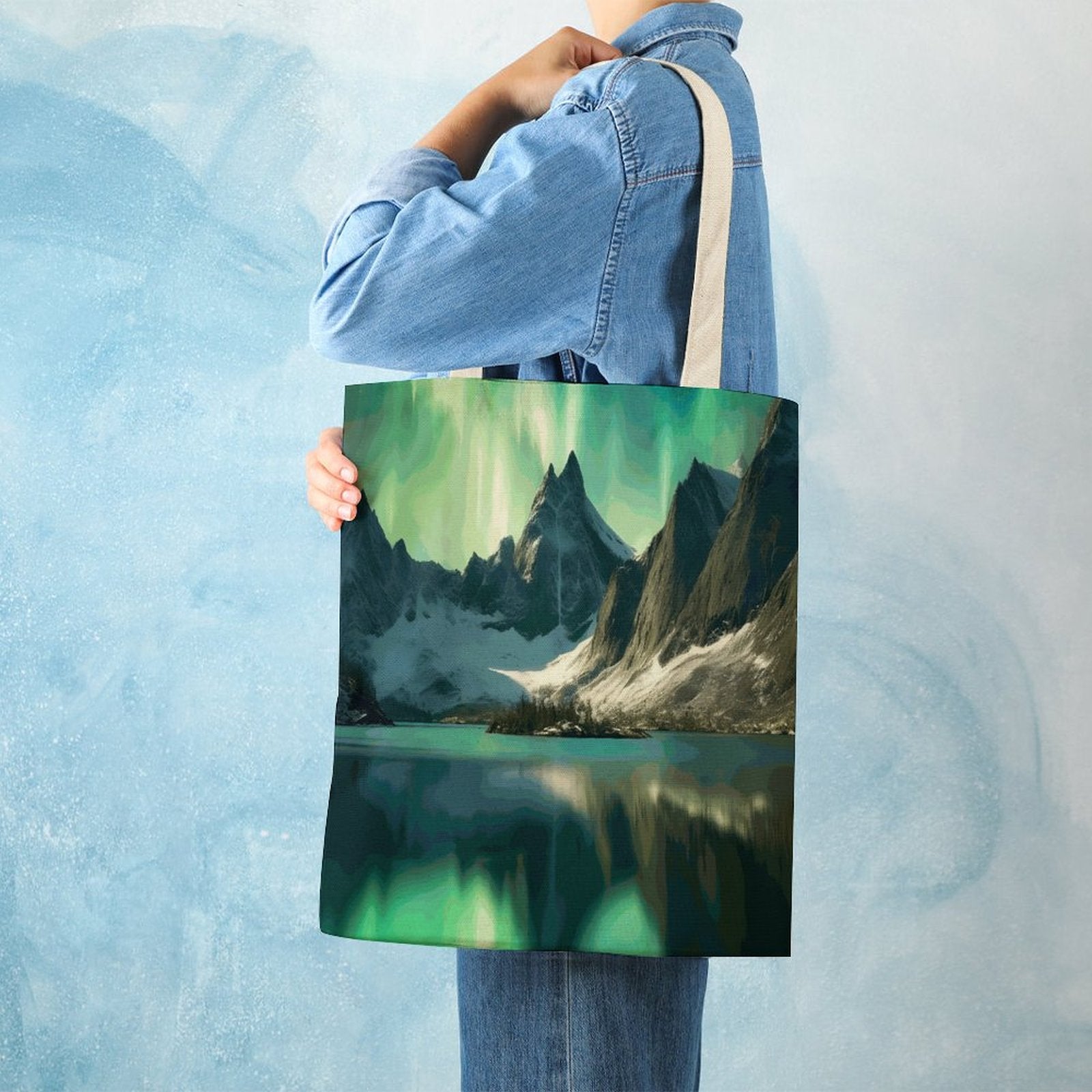 Canvas Tote Bag Double SolarLab_Norwegian_aurora_spring_mountains_forests_lake_hyper-d_9b6ded85-dc50-40b6-ba43-0fad71f7fd66 Style-5 38×41cm normal-online-PERSONAL DESIGN