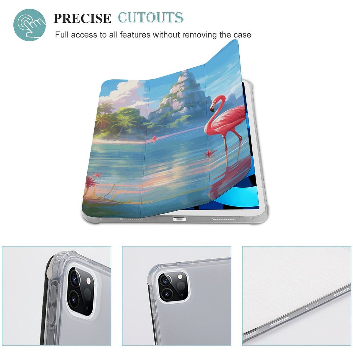 The Ipad Pen Slot Case Flamingos_002 normal-online-PERSONAL DESIGN