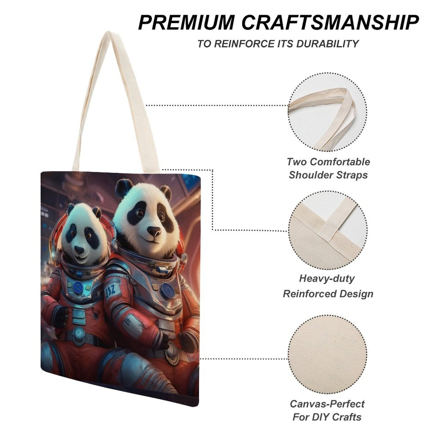 Canvas Tote Bag Double SolarLab_Two_panda_astronauts_piloted_a_spaceship_from_Earth_to_cd4577d6-f010-4e58-9e68-bd19c7d61647 Style-16 38×41cm normal-online-PERSONAL DESIGN