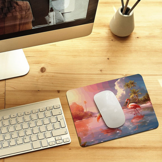 Leather Mouse Pad Flamingos_004 Style-3 One Size normal-online-PERSONAL DESIGN